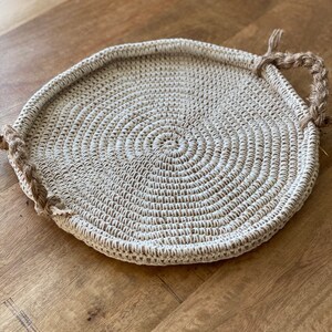 Jute Cord Tablett PDF DIGITAL DOWNLOAD Häkelanleitung, Häkelanleitung, Häkelanleitung, Häkelanleitung Bild 2