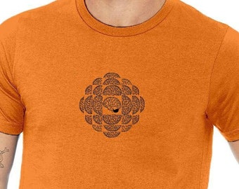 Exploding Brain Tee, T-shirt Canadian Broadcasting, Canada Tees, Media Tshirt, CBC Mind T-shirt, Ideas T-shirt, Camicia Unisex, Camicie Design