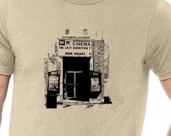 Consegna UPS, maglietta Wormwood's Cinema, maglietta Movie Theatre, maglietta film di repertorio alternativo, maglietta Halifax, intrattenimento in Nuova Scozia