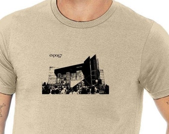 Labyrinthe Tee, Expo67 T-shirt, Film Tshirt, Theatre t shirt, Expo 67 T-shirts, Montréal Tshirts, Montreal tees, Unisex Shirts