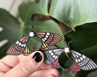 Deaths Head Moth  Page Holder