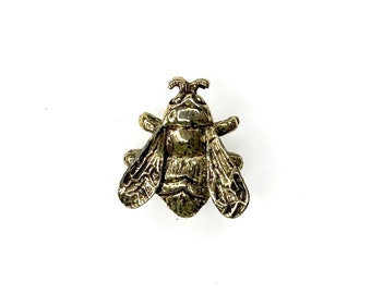 Bumble Bee Pin | Vintage Metal Honey Bee Hat Tack