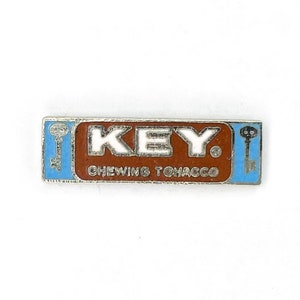Key Chewing Tobacco Pin | Smokeless Tobacco Logo Enamel Lapel Badge
