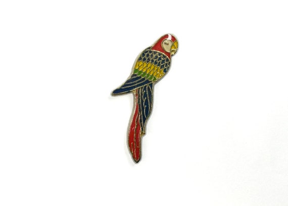 Parrot Metal Pin | Vintage Gold Avon Lapel Pin - image 8