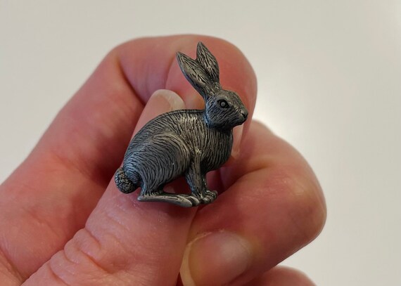 Small Black & White Pointer Pin | Vintage Dog Ena… - image 6