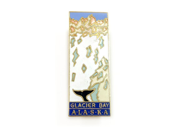 Skagway Alaska Pin | Vintage Purple Artic Iris En… - image 6
