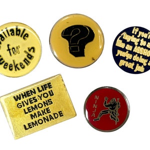 Vintage Enamel Pin | Funny and Unique Lapel Pins