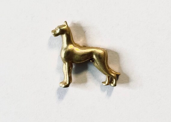 Small Black & White Pointer Pin | Vintage Dog Ena… - image 9