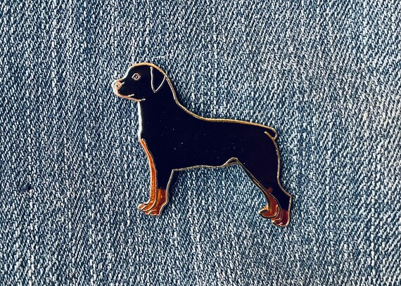 Small Black & White Pointer Pin | Vintage Dog Ena… - image 8