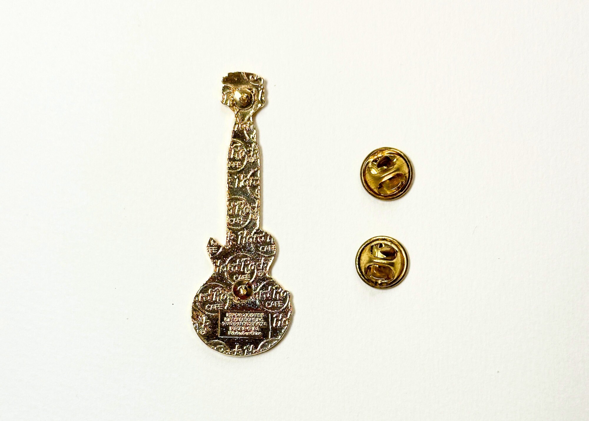 Hard Rock Cafe Ottawa Guitar Pin: Vintage Parliament Tower Enamel