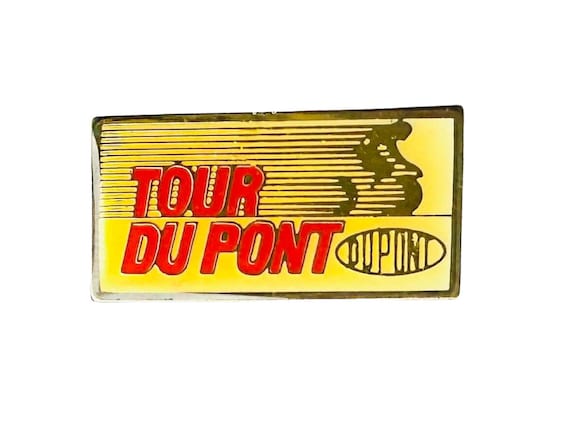 Tour DuPont Racing Pin | Vintage Cycling Stage Race Lapel Pins | Cyclist Event