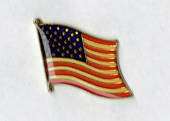 USA All The Way Button | Vintage American Flag Un… - image 6