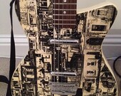 Danelectro Electric Guitar - Blue Blues by Brian Palm