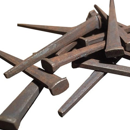 Iron Nails Hand Traditional Iron Nails Coffin Nails Etsy