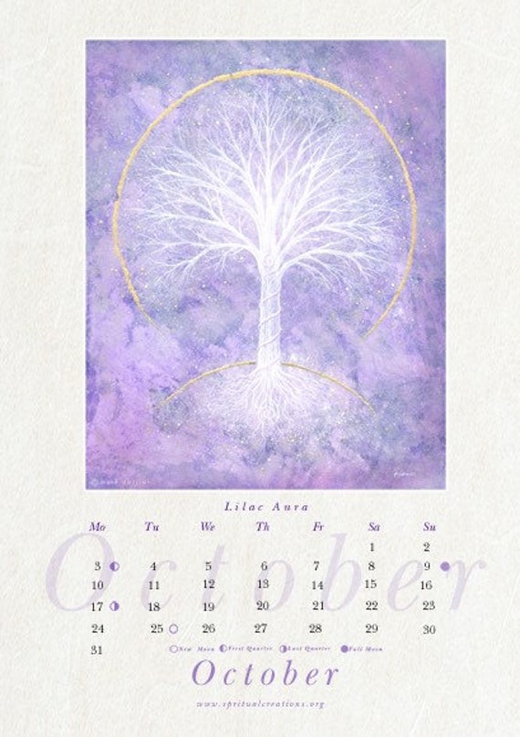 Trees Calendar 2022 | Etsy