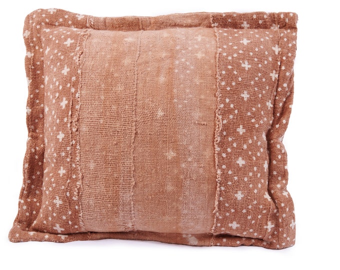 Njeri Pillow Cover - Cafe and Cocoa Mud Cloth