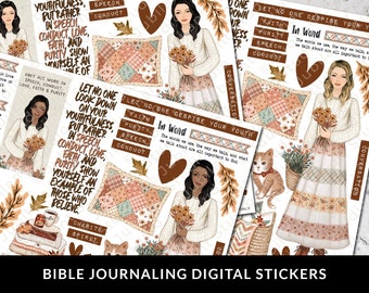 Laat niemand uw jeugd verachten Bijbel Journaling Stickers Afdrukbaar, Diversiteit, Christelijk Geloof, Bijbelstudie, Planner, Marge Kunst, Bijbel Tabs