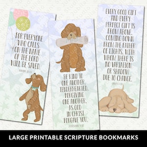 Embracement Collective Set 2 - Grande versetto della Bibbia stampabile - Set di 3, diario d'arte, studio della Bibbia, schede delle Scritture, 7 x 17 cm, alta qualità