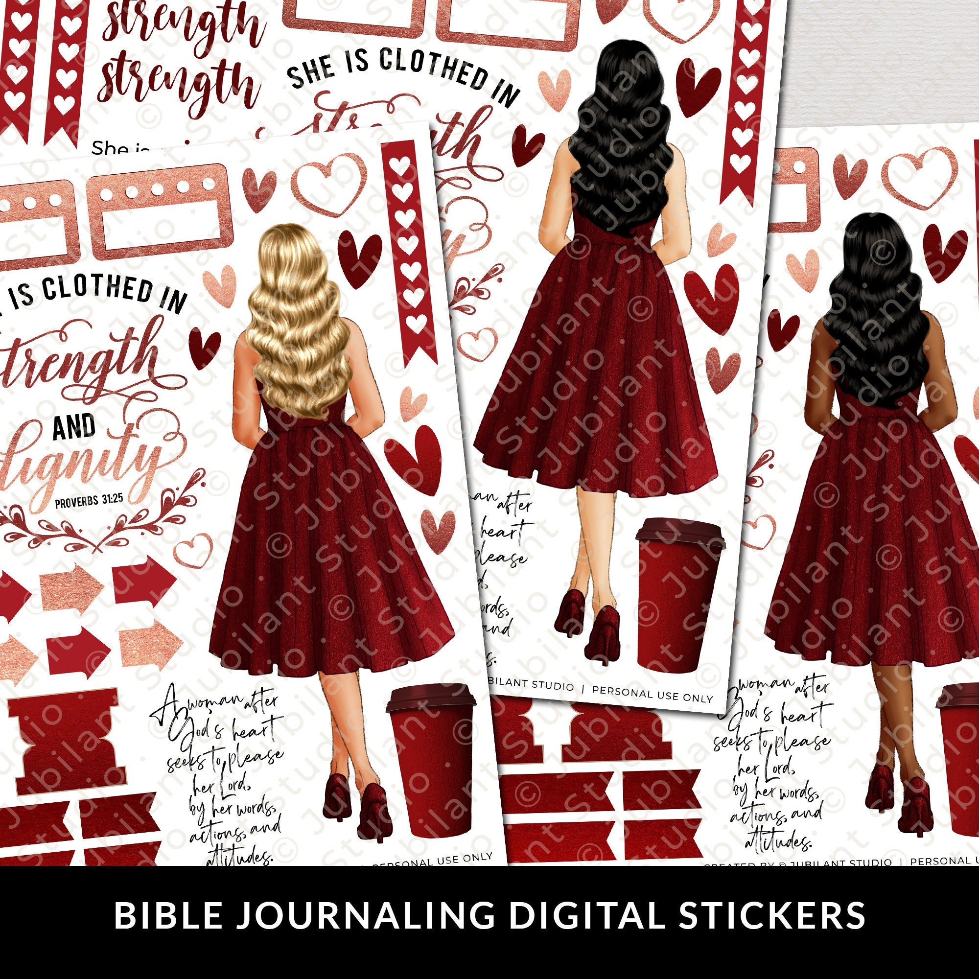 Stickers Journaling People 