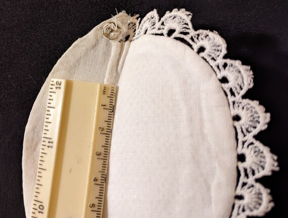 Vintage Detachable Collar Cotton with Lace Edging - image 5