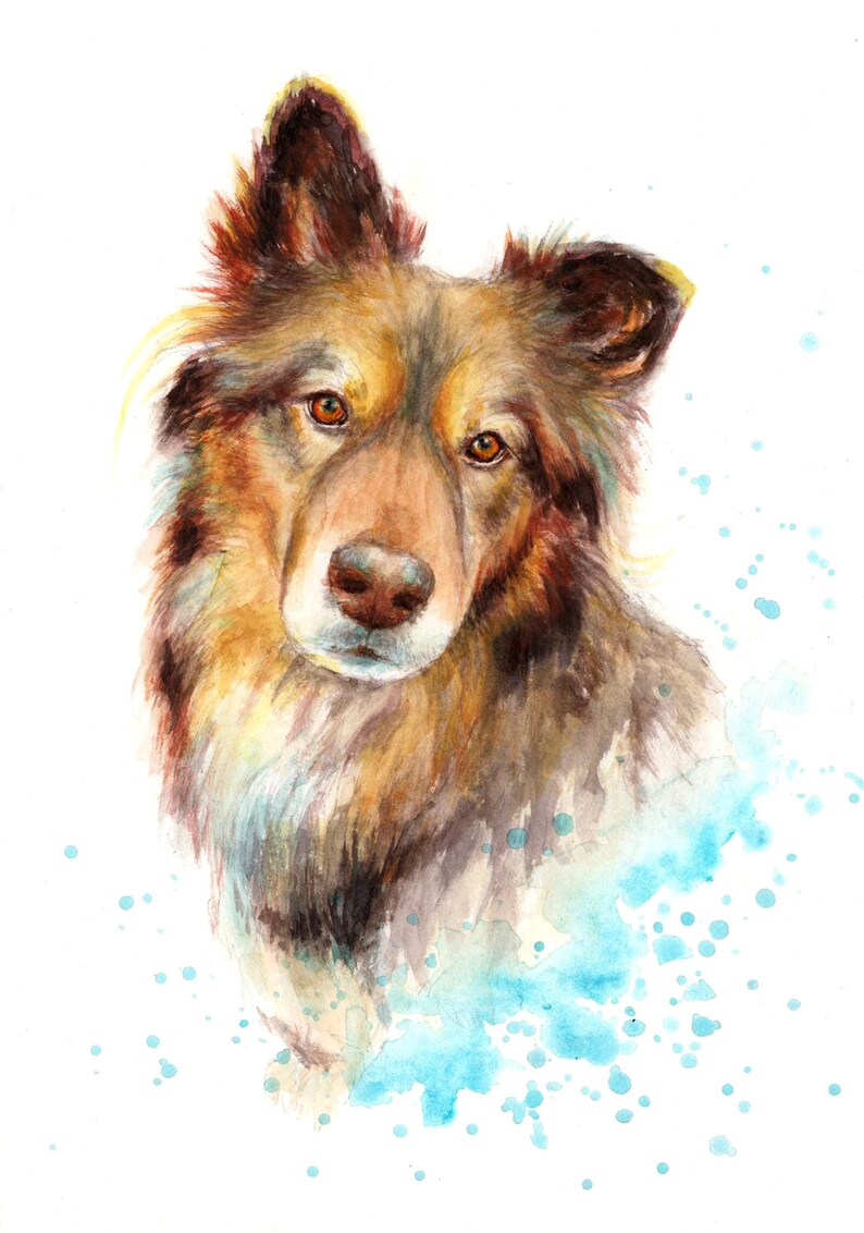 custom painting of my dog