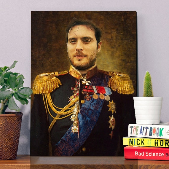 Custom Royal Portrait Renaissance Portrait Canvas Print - Renaissance Portrait - Classic Royal Portrait