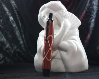 Redheart Artist Sketch Pencil with Maple Inlay and Black Metal Accents