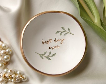 Wedding Present, Jewelry Dish, Bridal Shower Gift, Gift for Bride, Wedding Gift, Unique Wedding Gift, Engagement Gift, Ring Dish,