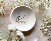 Engagement Gift Ring Dish Jewelry Dish Celestial Bohemian Wedding Wedding Gift Personalized Gift Gift for Her Anniversary