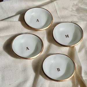Monogram Jewelry Dish, Monogram Ring Dish, Custom Ring Dish, Wedding Ring Holder, Personalized Ring Dish, Wedding Gift, Engagement Gift