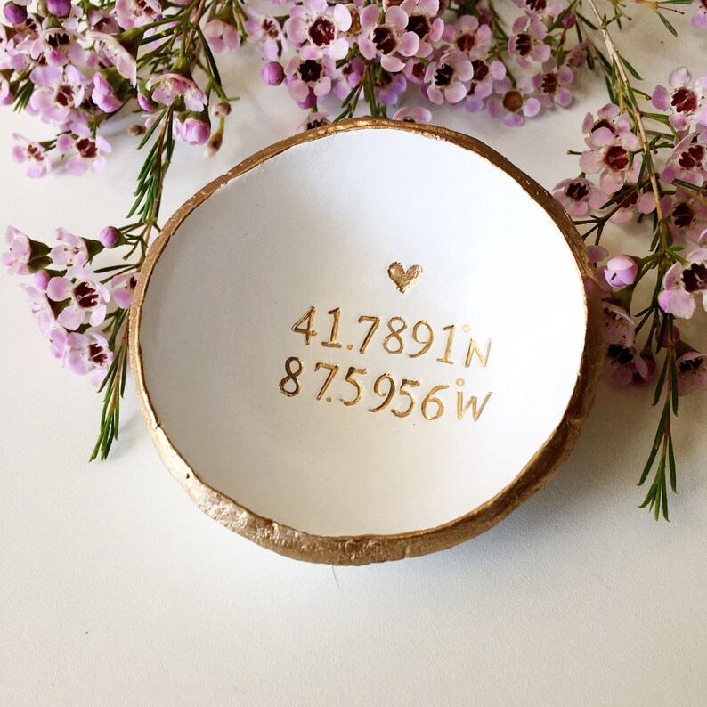 Personalized Ring Dish / Jewelry Dish / Personalized Gift / Etsy