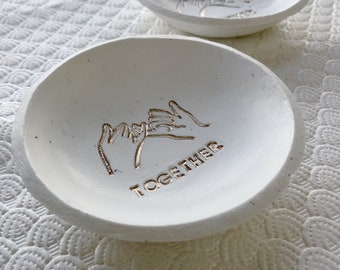 Together Jewelry Dish, In This Together, Ring Dish, Gift for Her, Encouraging Gift