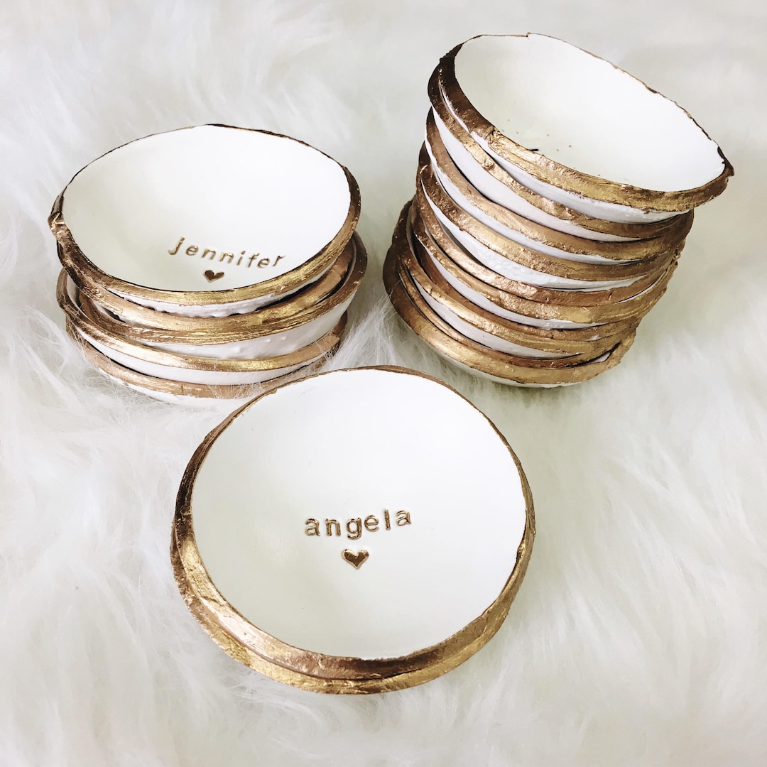 Personalized Ring Dish / Jewelry Dish / Bridesmaids Gift / Wedding Gift ...
