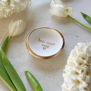 Mother’s Day Gift from Daughter - Personalized Ring Dish for Mom | Custom Jewelry Dish | Meaningful Gift for Mom | Keepsake Gift image 5