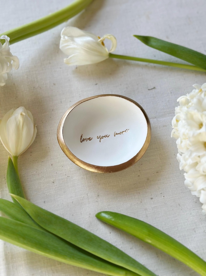 Mother’s Day Gift from Daughter - Personalized Ring Dish for Mom | Custom Jewelry Dish | Meaningful Gift for Mom | Keepsake Gift image 4