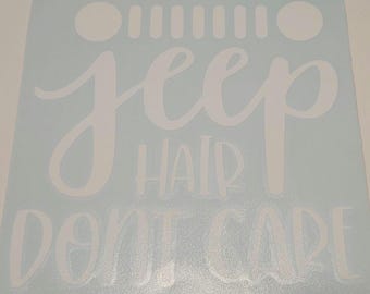 beep beep hair don&#39;t care sticker