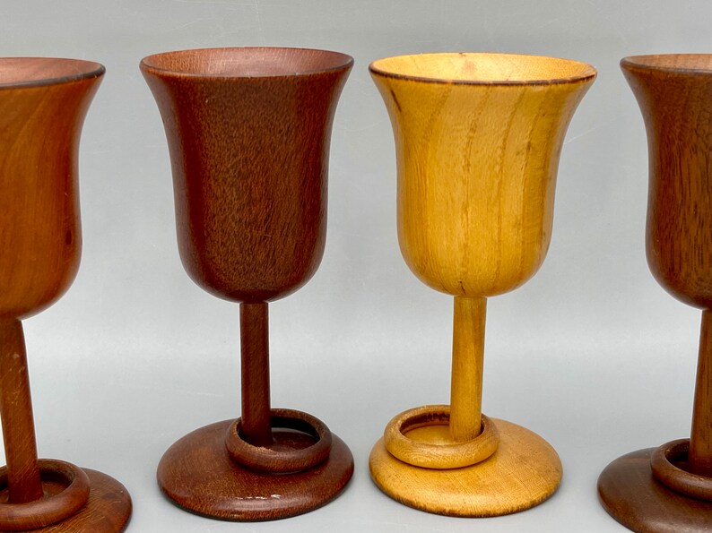 Clay Compton/wood Whittlers Gatlinburg TN Turned Wood Set of Etsy