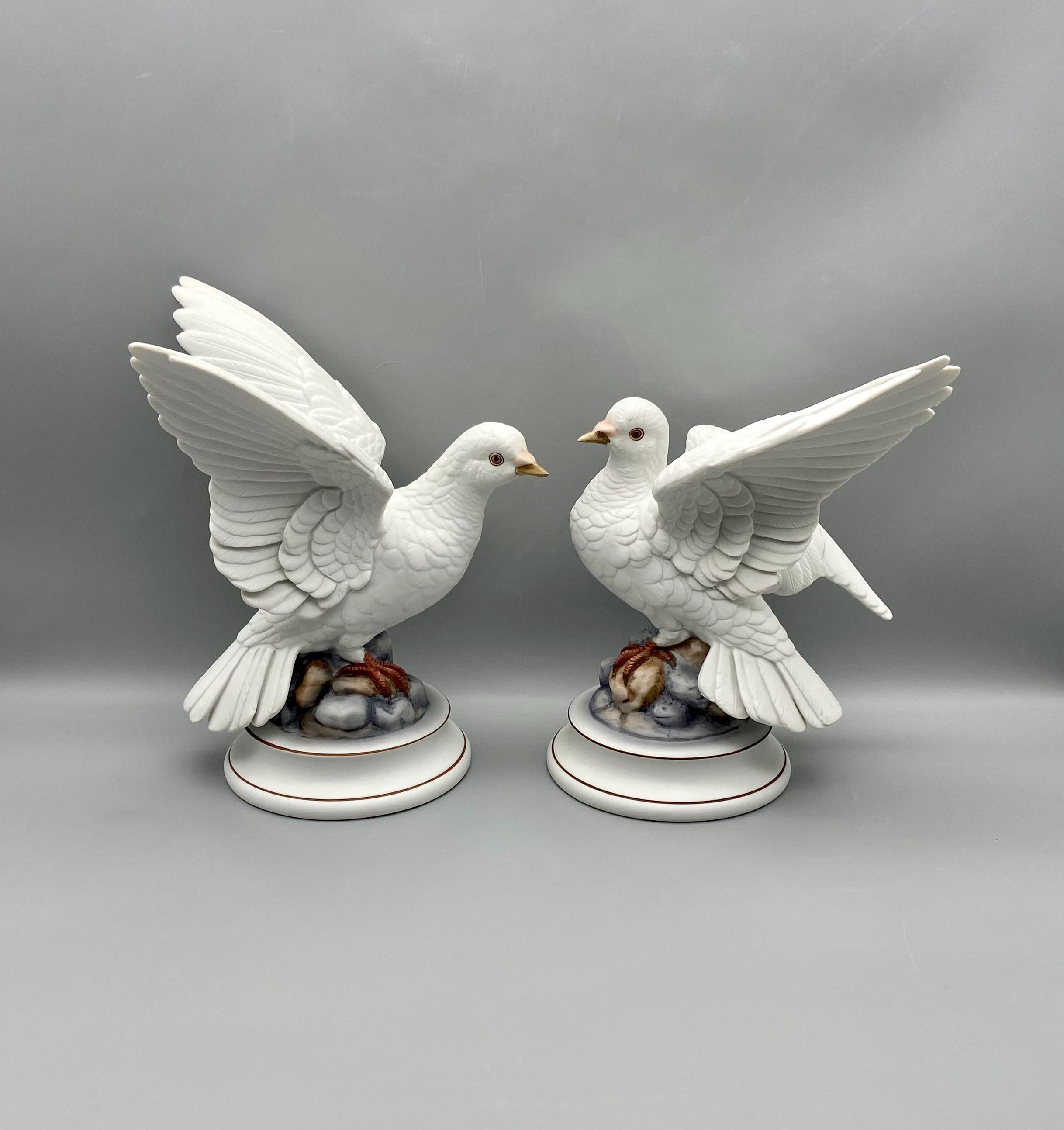 ハト　置物　鳩　陶磁器　日本製　White Dove by Andrea 現状品 ハト 置物 鳩 陶磁器 日本製 White Dove by Andrea 現状品 White