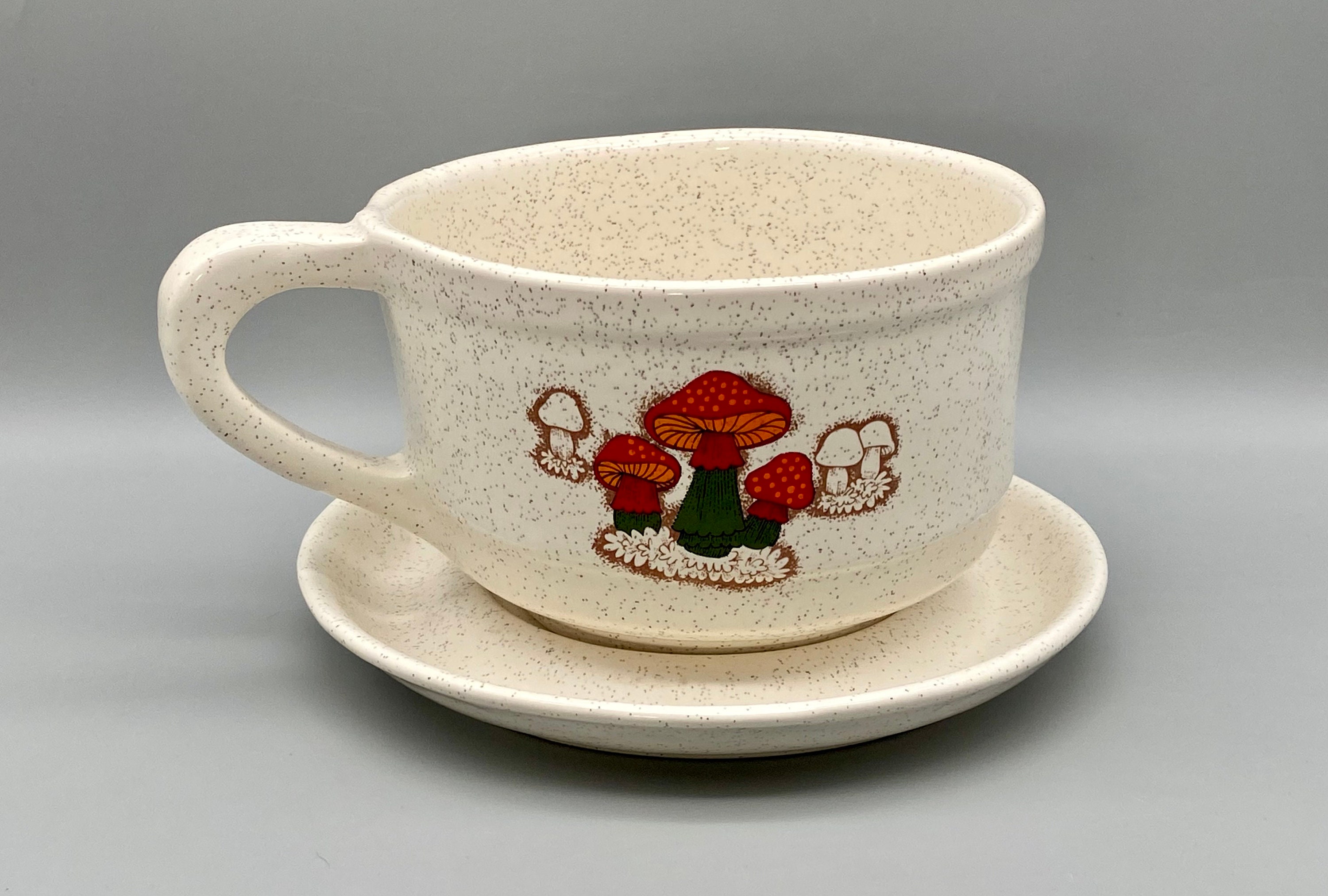 60s Pottery Mushroom - Etsy