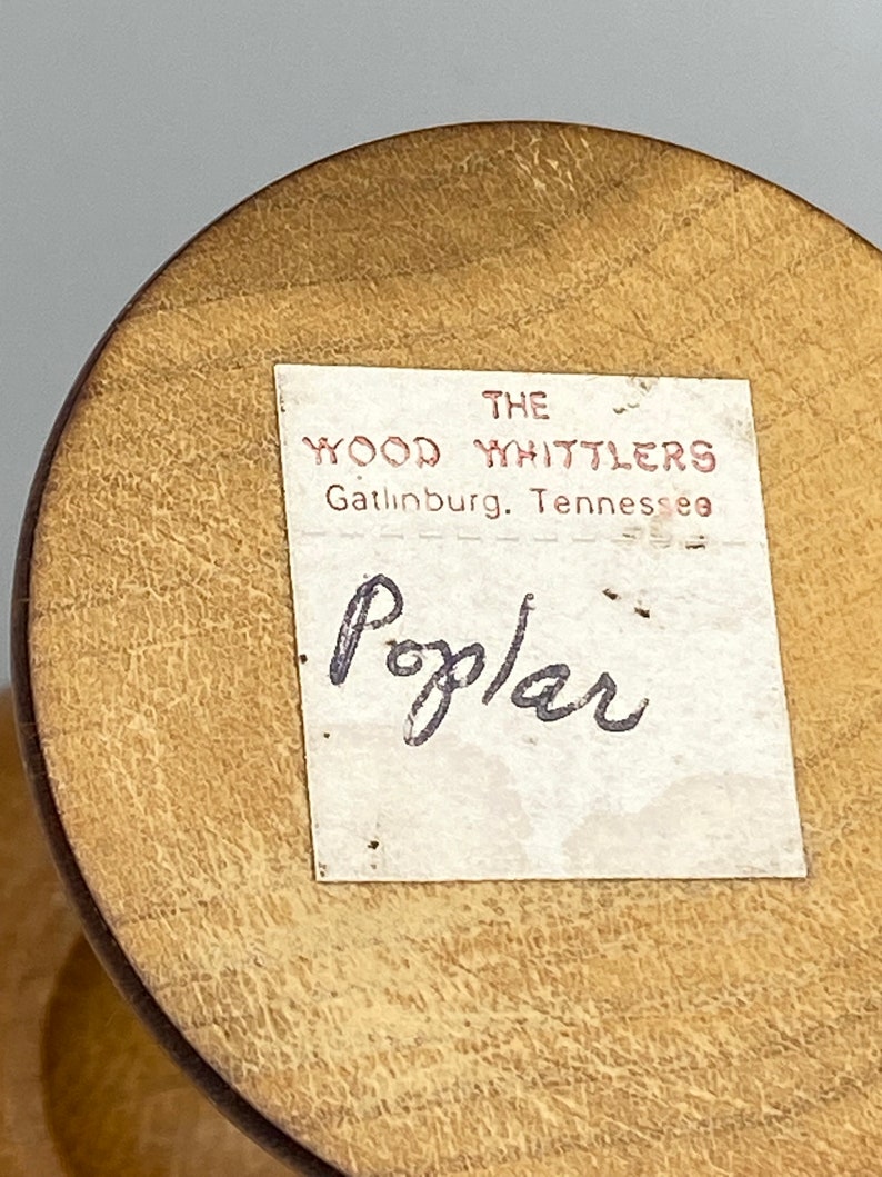 Clay Compton/wood Whittlers Gatlinburg TN Turned Wood Set of Etsy