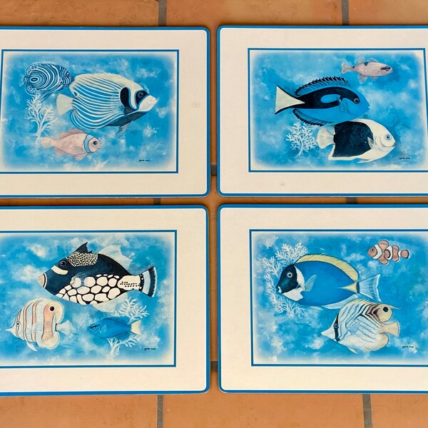 Nautical Placemats Etsy