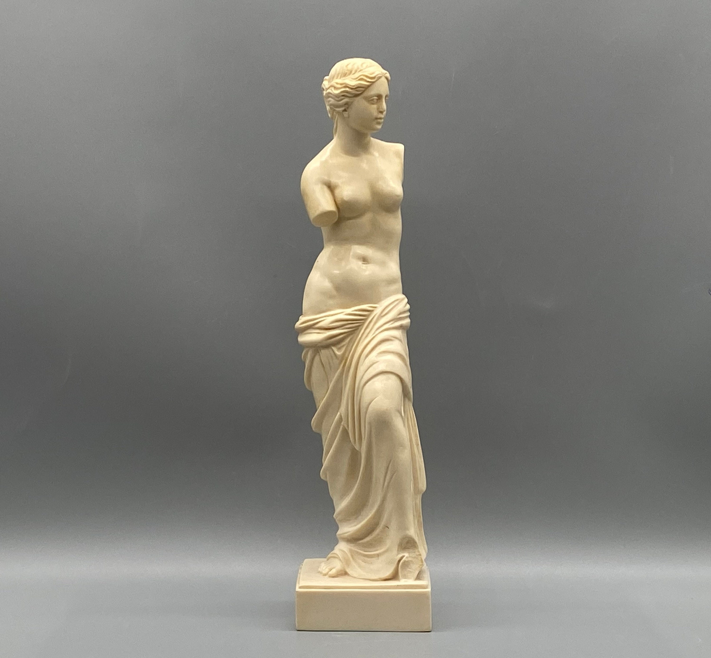 Venus De Milo Statue: A. Santini Cast Resin Neoclassical Figurine