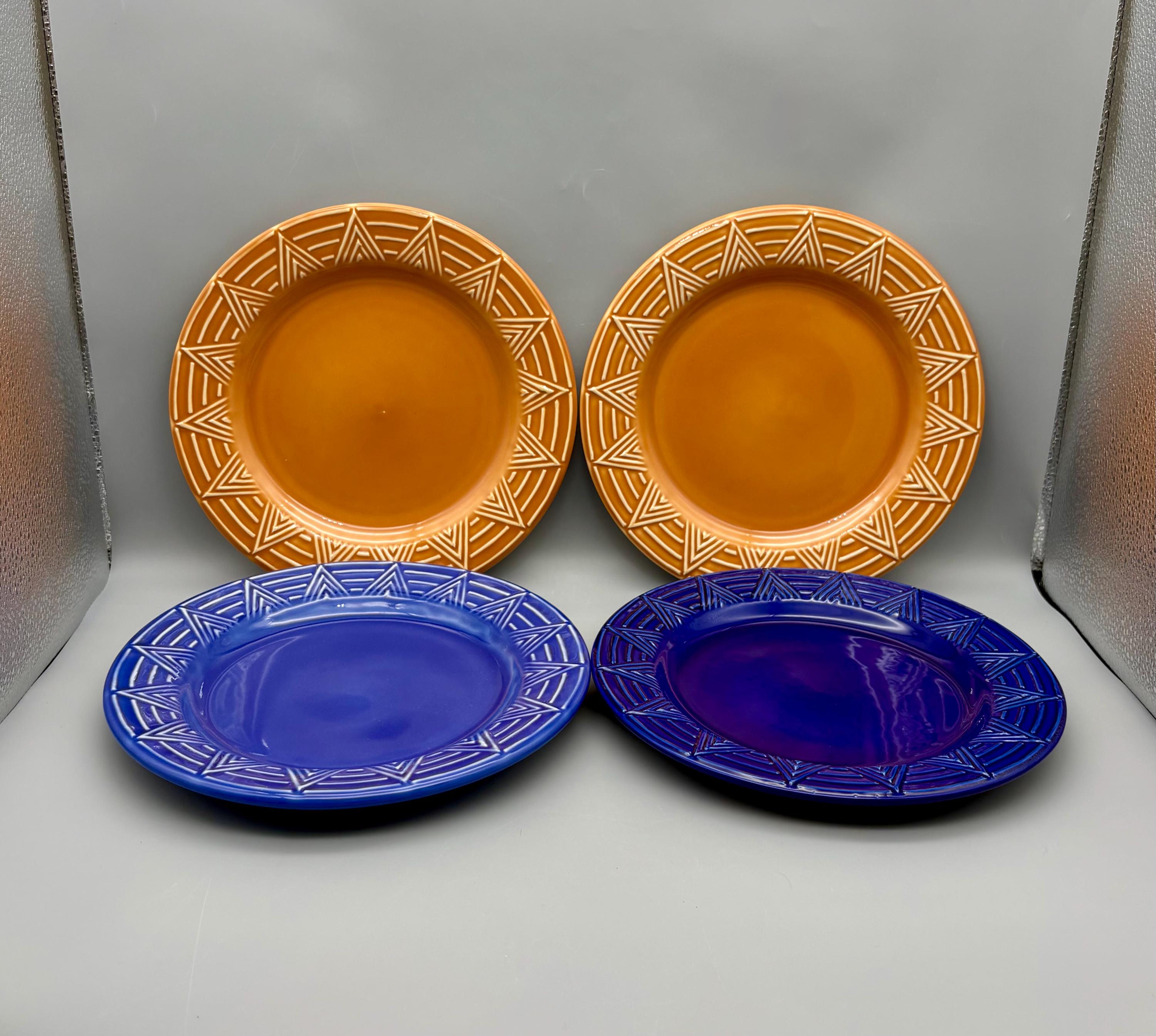 【廃番希少】  AZTEC ディナープレート 4枚セット Aztec Dinnerware Set - Etsy