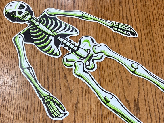 Skeleton Card Decoration Skeleton Card Decoration