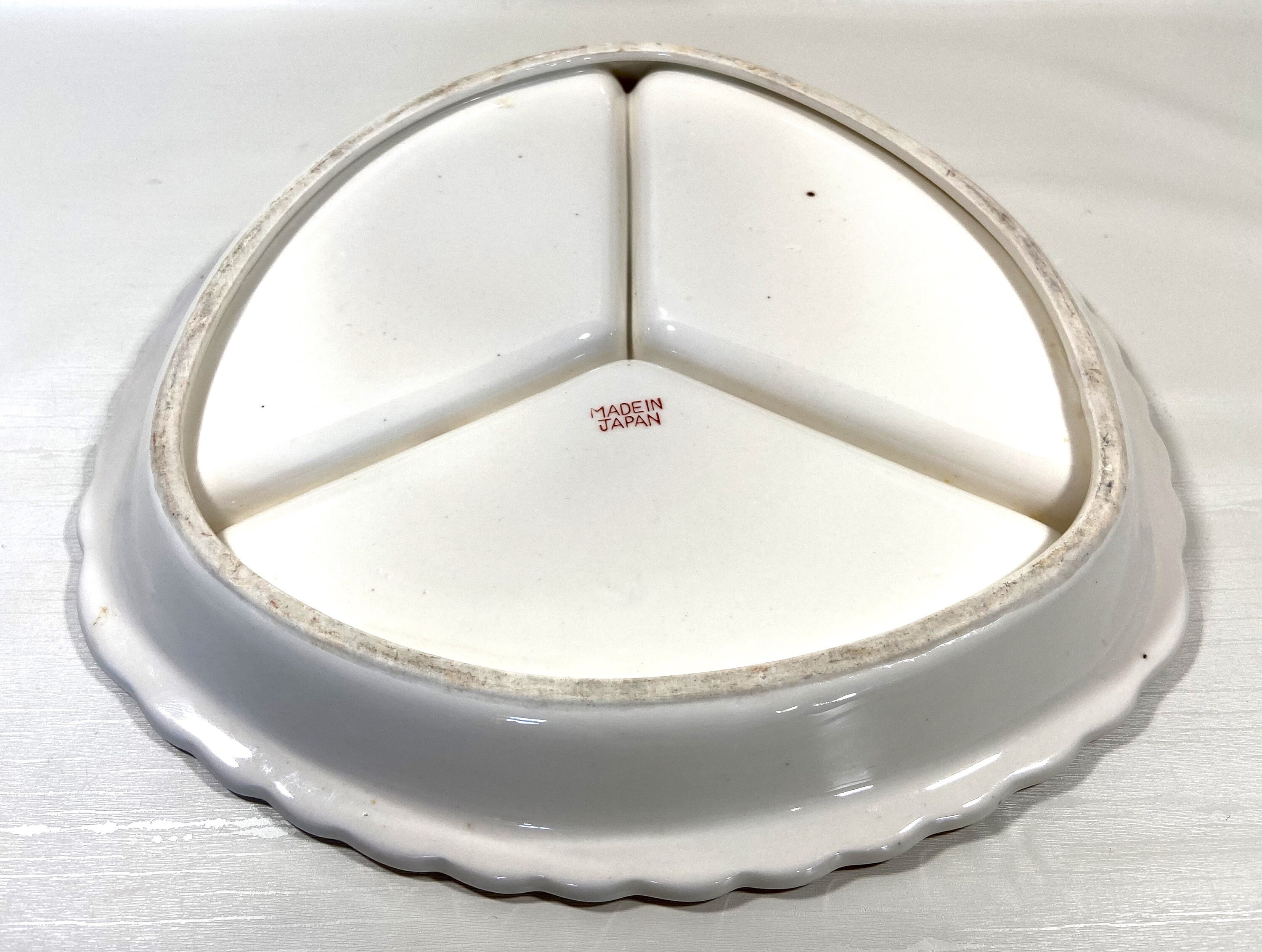 Vintage Divided Relish Dish Made in Japan Early 1900s Etsy