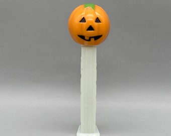 PEZ Jack O'Lantern Candy Dispenser Glows in the Dark 1980, Vintage Collectible PEZ, Vintage Halloween Collectible Decor, Great Condition