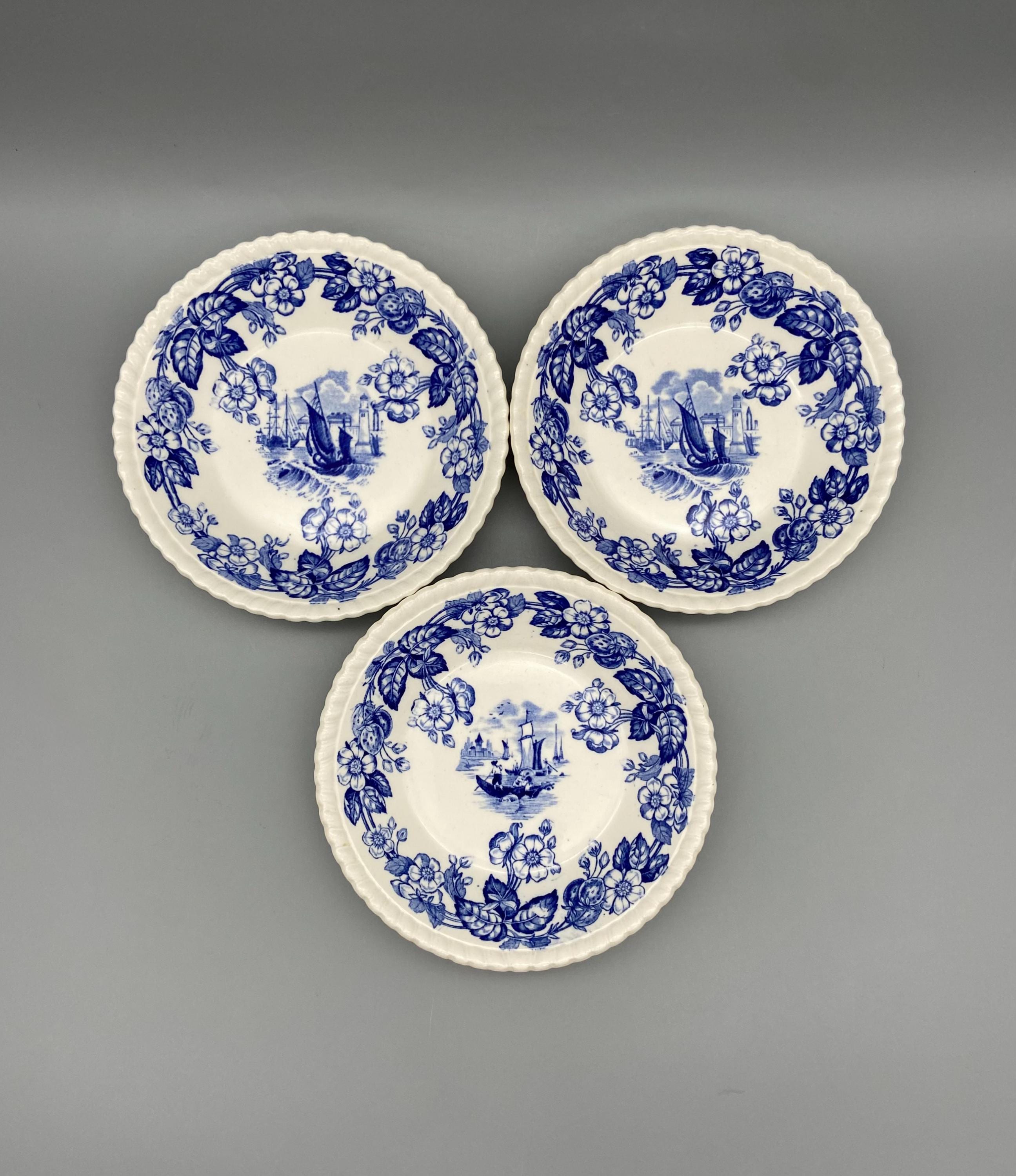 Blue White Spode - Etsy