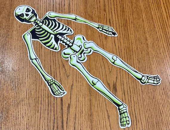 Skeleton Card Decoration Skeleton Card Decoration