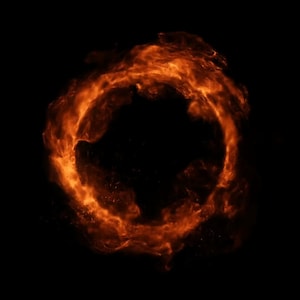 Fire Bending Anime Power - Cosplay 3D Holograficzny Ręczny Projektor Fan