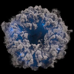 Storm Cloud Spell Effect - Cosplay 3D Holographic Handheld Projector Fan Mk.II